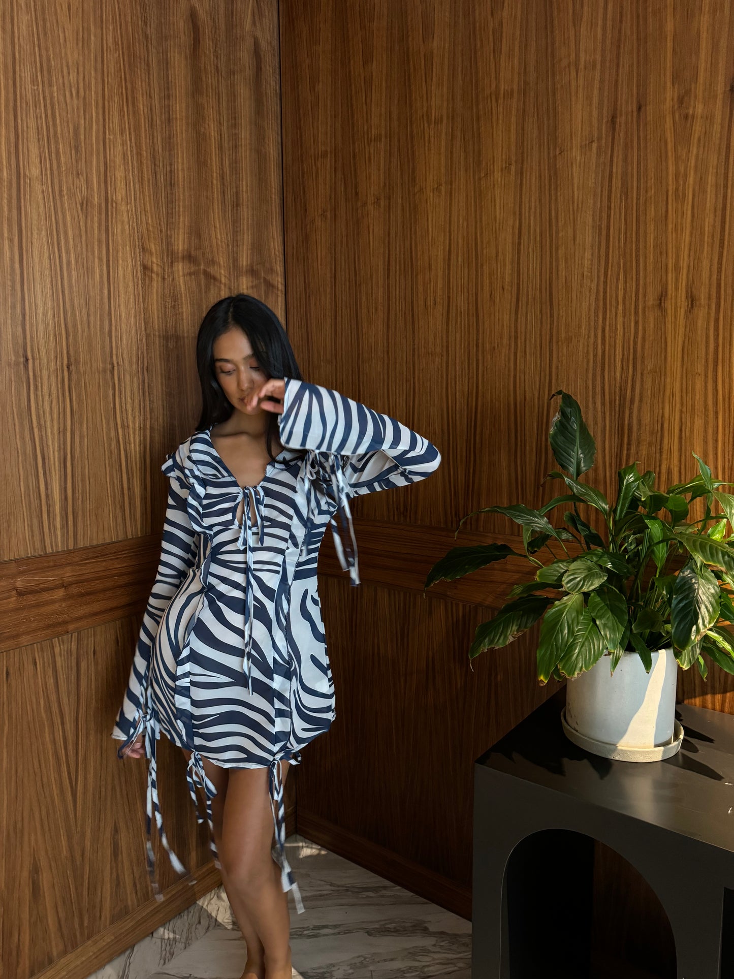 ZEBRA SHORT DRESS