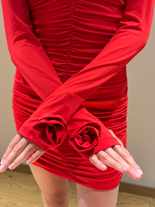 ROSALÍA RED DRESS