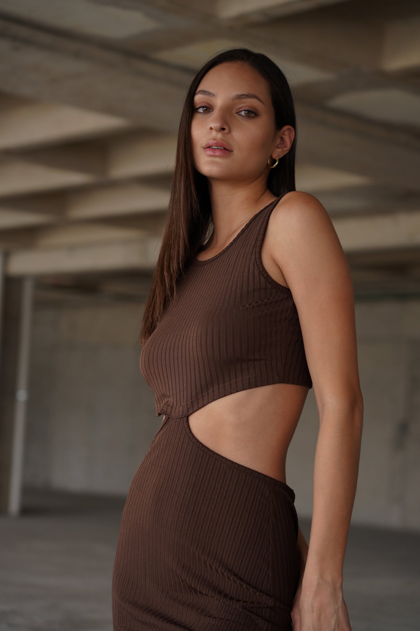 CALI BROWN DRESS